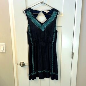 Skies are blue navy dress